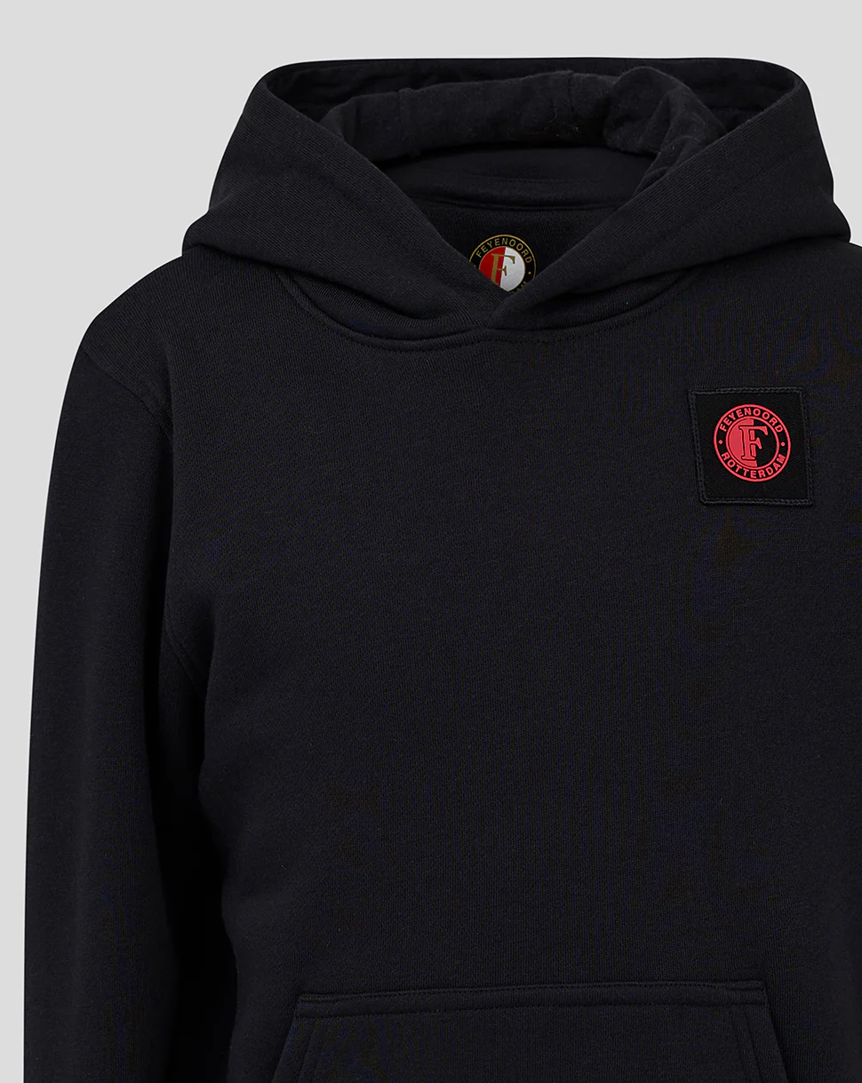 FEYENOORD CLASSIC HOODY - JUNIOR - ZWART - Image 3