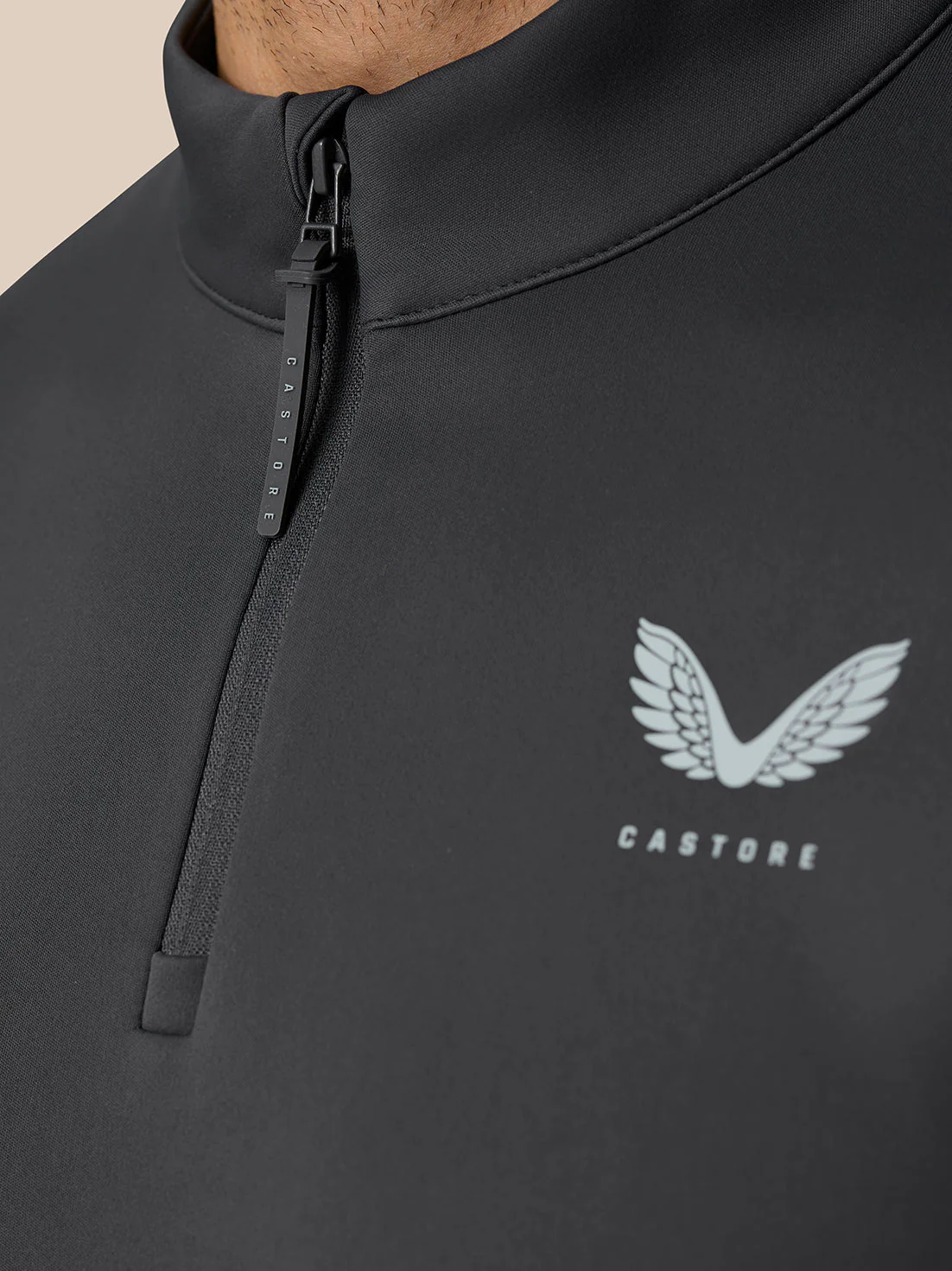 Golf Club Classic Halve Rits Top - Gunmetal - Image 5