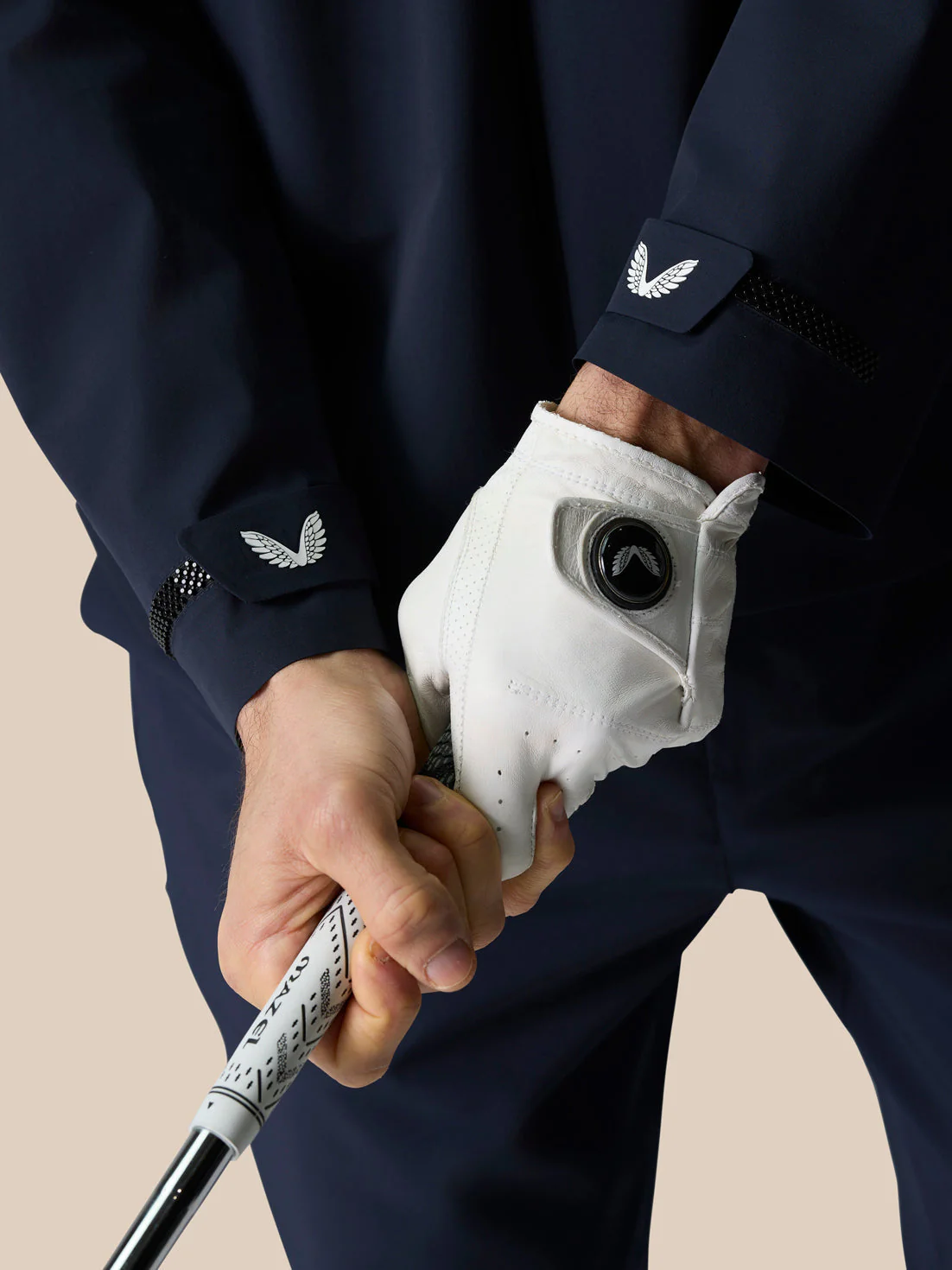 Golf Pinnacle Geweven Jas - Middernacht Marine - Image 4