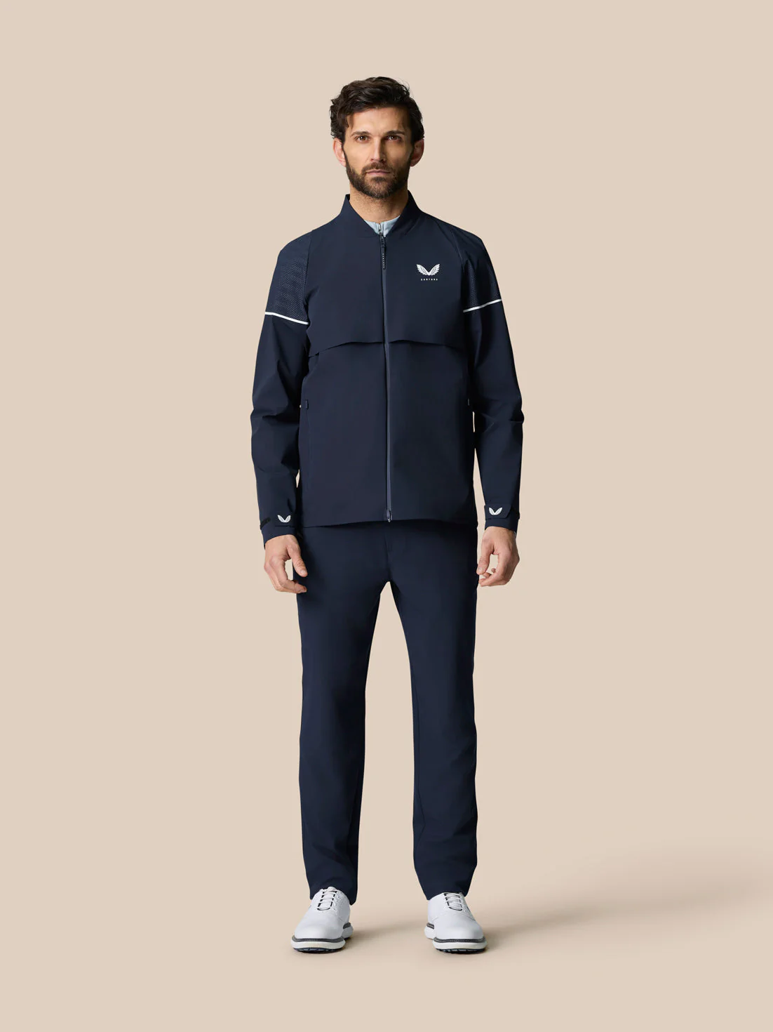 Golf Pinnacle Geweven Jas - Middernacht Marine - Image 7